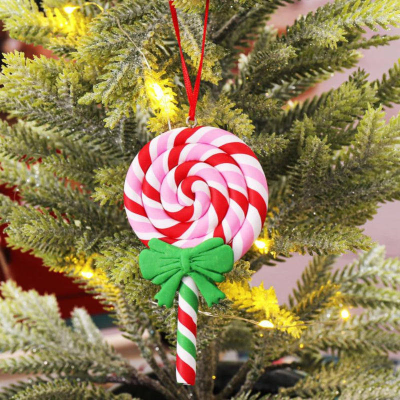 6 Pieces Christmas Candy Ornaments Lollipop Ornament Candy Cane Hanging Decor Peppermint Christmas Tree Decoration Fake Candy Canes Crafts for Xmas Wreath Party Supplies Home Home & Garden > Decor > Seasonal & Holiday Decorations& Garden > Decor > Seasonal & Holiday Decorations Angmile   