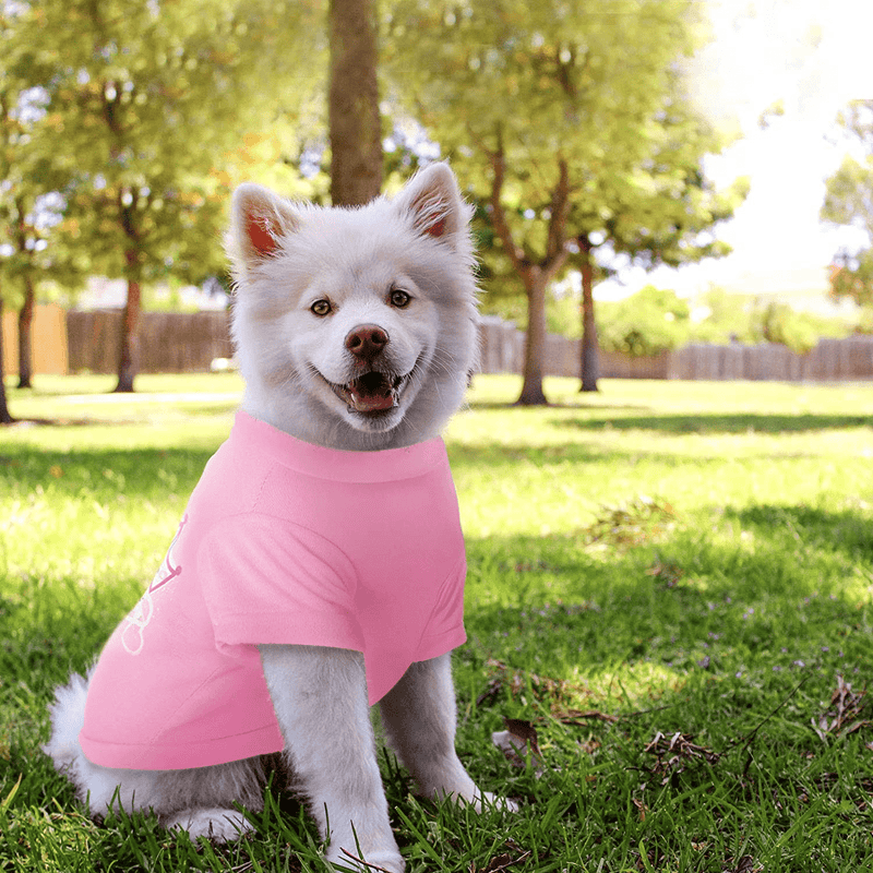 6 Pieces Printed Puppy Dog Shirts Soft Puppy Sweatshirt Breathable Pet Shirts Daily Puppy Clothing for Dogs and Cats (Medium) Animals & Pet Supplies > Pet Supplies > Cat Supplies > Cat Apparel Syhood   