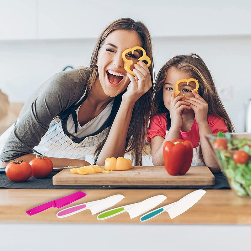 6 Pieces Wooden Kids Knifes for Real Cooking Include Toddler Knife Potato Slicers, Wood Kids Safe Knives Plastic Cooking Kitchen Tools Serrated Edges for Kids Kitchen (Crocodile) Home & Garden > Kitchen & Dining > Kitchen Tools & Utensils > Kitchen Knives WAYDA   
