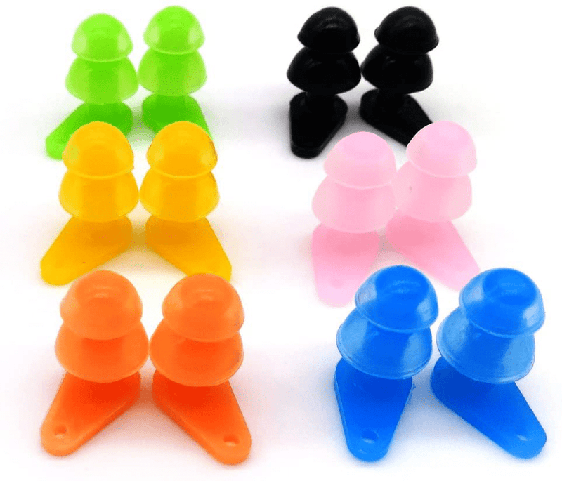 6 Sets Waterproof Kids Swimming Earplugs with Case Package, Protect Children's Ears in Water Shower Sporting Goods > Outdoor Recreation > Boating & Water Sports > Swimming Zooshine   