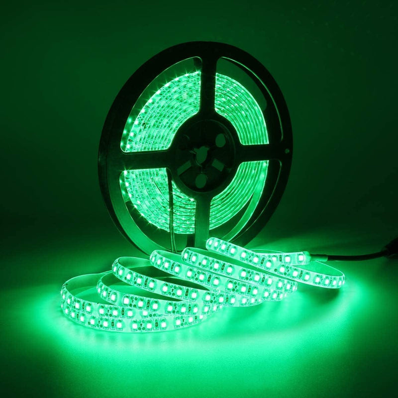 600 Leds Light Strip Waterproof, SUPERNIGHT 16.4FT Green LED Rope Lighting Flexible Tape Decorate for Bedroom Boat Car TV Backlighting Holidays Party (Green) Home & Garden > Pool & Spa > Pool & Spa Accessories SUPERNIGHT   