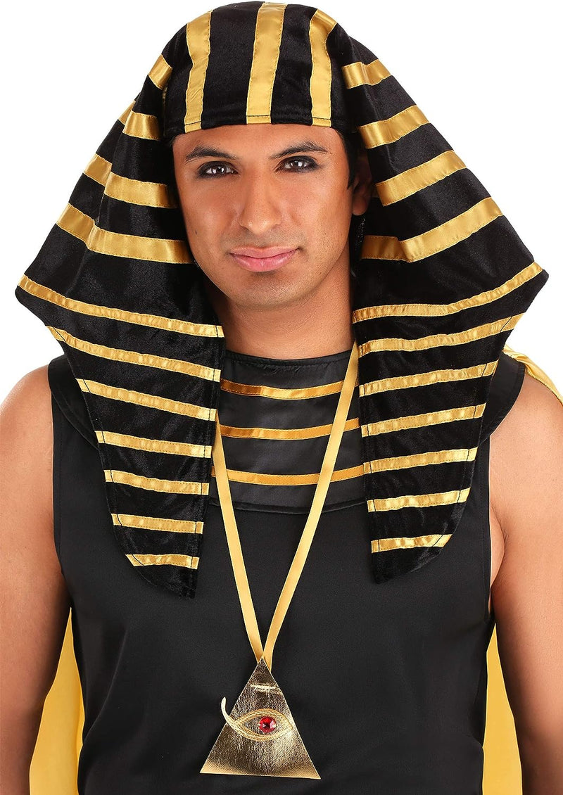 Dreamgirl Men'S Adult Fashion King of Egypt King Tut Costume, Gold