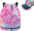 Risefit Waterproof Drawstring Bag, Drawstring Backpack, Gym Bag Sackpack Sports Backpack for Women Girls Home & Garden > Household Supplies > Storage & Organization Risefit 07-pink Coral  