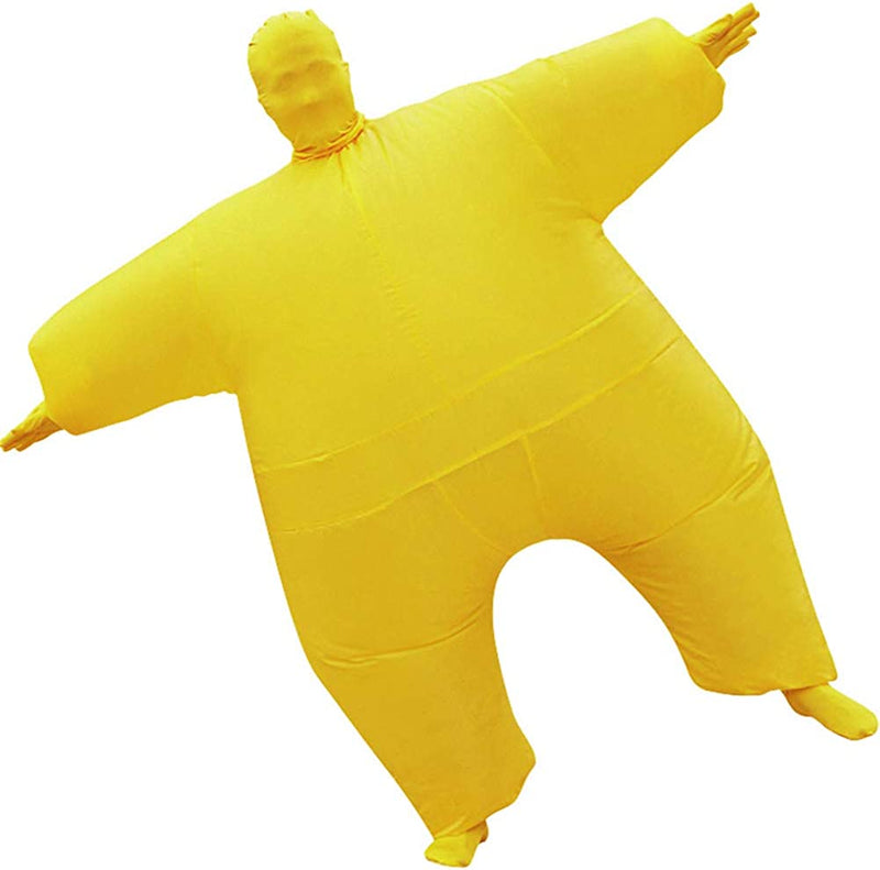 IHGYT Inflatable Masquerade Costume Full Body Suit Air Blow up Costumes Jumpsuit Suit  IHGYT Yellow  
