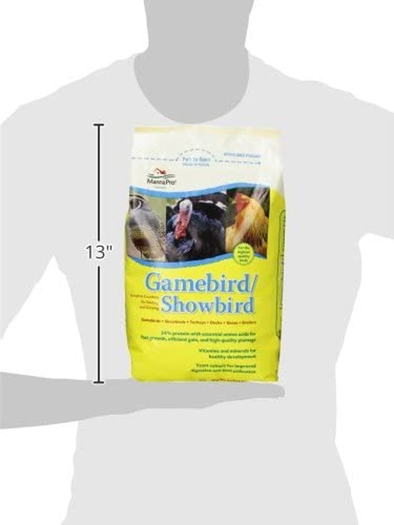 Manna Pro Gamebird Showbird Crumbles|Formulated with Vitamins & Minerals|5 Pounds Animals & Pet Supplies > Pet Supplies > Bird Supplies > Bird Food Manna Pro   