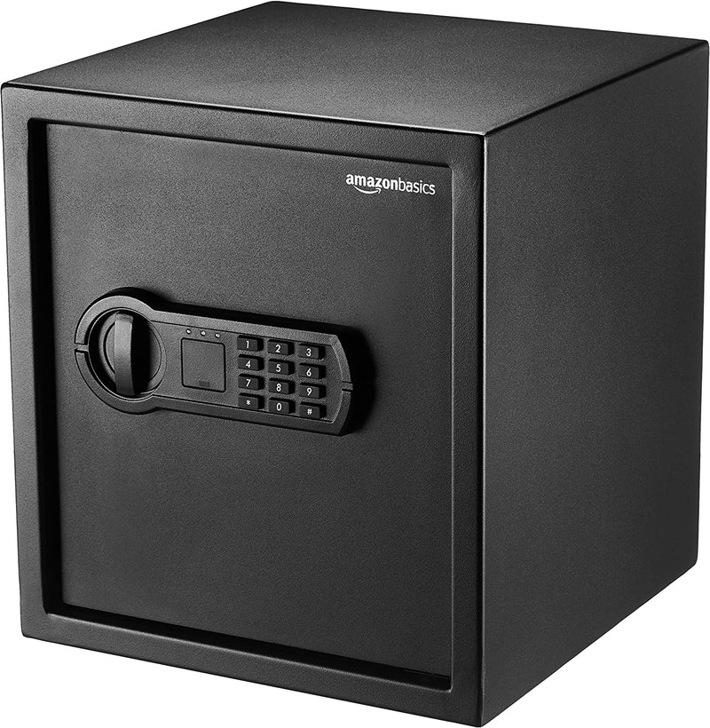 Steel Home Security Safe with Programmable Keypad - Secure Documents, Jewelry, Valuables - 1.52 Cubic Feet, 13.8 X 13 X 16.5 Inches, Black Home & Garden > Household Supplies > Storage & Organization KOL DEALS Keypad Lock 1.2 Cubic Feet 