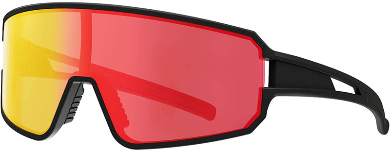 SPOSUNE Polarized Cycling Glasses for Men Women , UV400 Bike Sunglasses - Sport Eyewear for Bicycle Baseball Running MTB