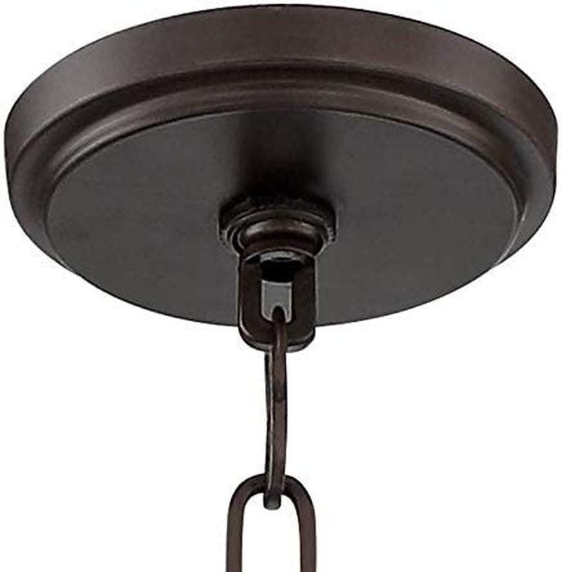 Charleston Painted Bronze Iron Pendant Chandelier 16" Wide Rustic Farmhouse Clear Glass Shade LED 3-Light Dining Room House Foyer Entryway Kitchen Bedroom Living Room Ceilings - Franklin Iron Works Home & Garden > Lighting > Lighting Fixtures > Chandeliers Franklin Iron Works   