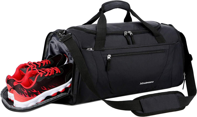 Mouteenoo Gym Bag 40L Sports Travel Duffel Bag for Men and Women with Shoes Compartment Home & Garden > Household Supplies > Storage & Organization Mouteenoo   