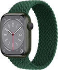 OULUOQI Braided Solo Loop Compatible with Apple Watch Band 38Mm 40Mm 41Mm 42Mm 44Mm 45Mm 49Mm Women Men,Lace Nylon Stretchy Elastic Sport Strap for Iwatch Ultra Series 8 SE 7 6 5 4 3 2 1. Sporting Goods > Outdoor Recreation > Winter Sports & Activities OULUOQI A-Green 38mm/40mm/41mm L 