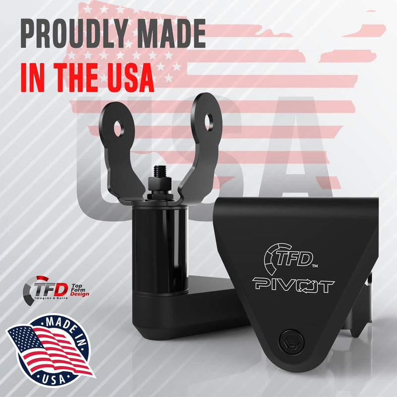 TFD the Pivot for Peloton Bikes (Original Models), Made in USA | 360° Movement Monitor Adjuster - Easily Adjust & Rotate Your Peloton Screen | Peloton Accessories Sporting Goods > Outdoor Recreation > Winter Sports & Activities TFD   