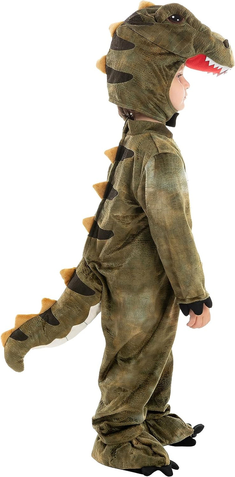 Spooktacular Creations Realistic T-Rex Gray Dinosaur Costume for Child Halloween Dress up Party, Dinosaur Themed Party (3T (3-4 Yrs))  JOYIN INC   