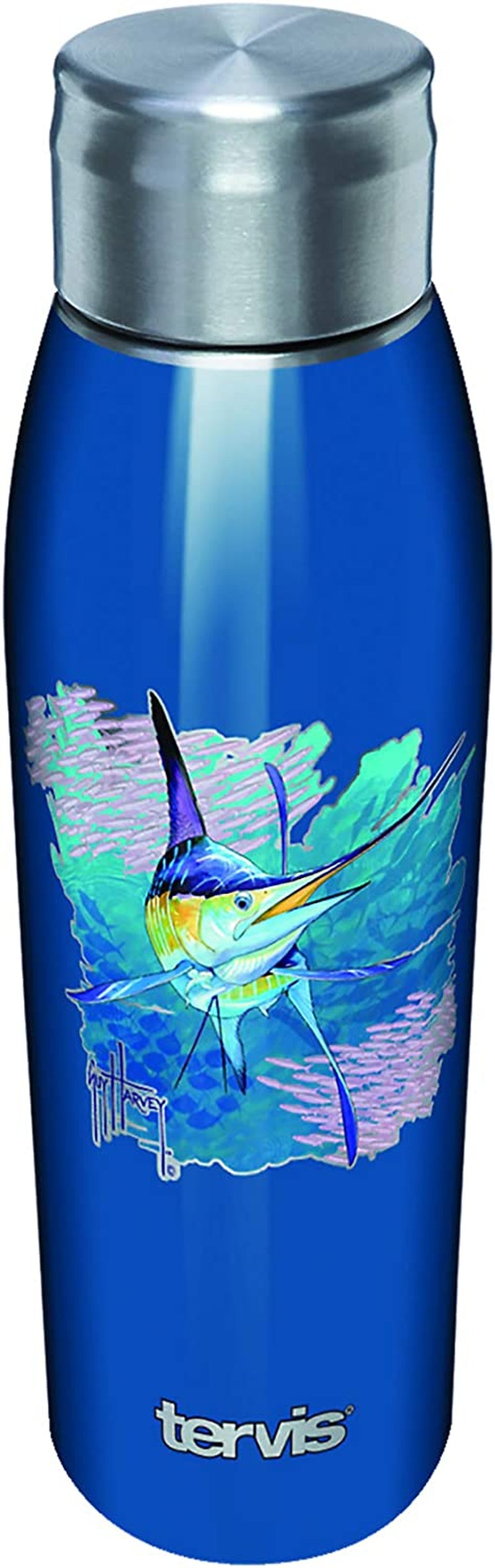 Tervis Made in USA Double Walled Guy Harvey - Offshore Haul Marlin Insulated Tumbler Cup Keeps Drinks Cold & Hot, 16Oz Mug, Classic Home & Garden > Kitchen & Dining > Tableware > Drinkware Tervis Stainless Steel 17oz Water Bottle 