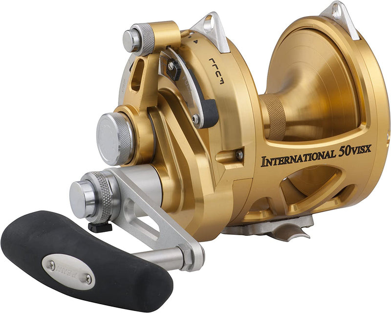 Penn International VI Conventional Fishing Reels (All Models & Sizes) Sporting Goods > Outdoor Recreation > Fishing > Fishing Reels PENN Gold Visx - Two Speed, Extreme 50
