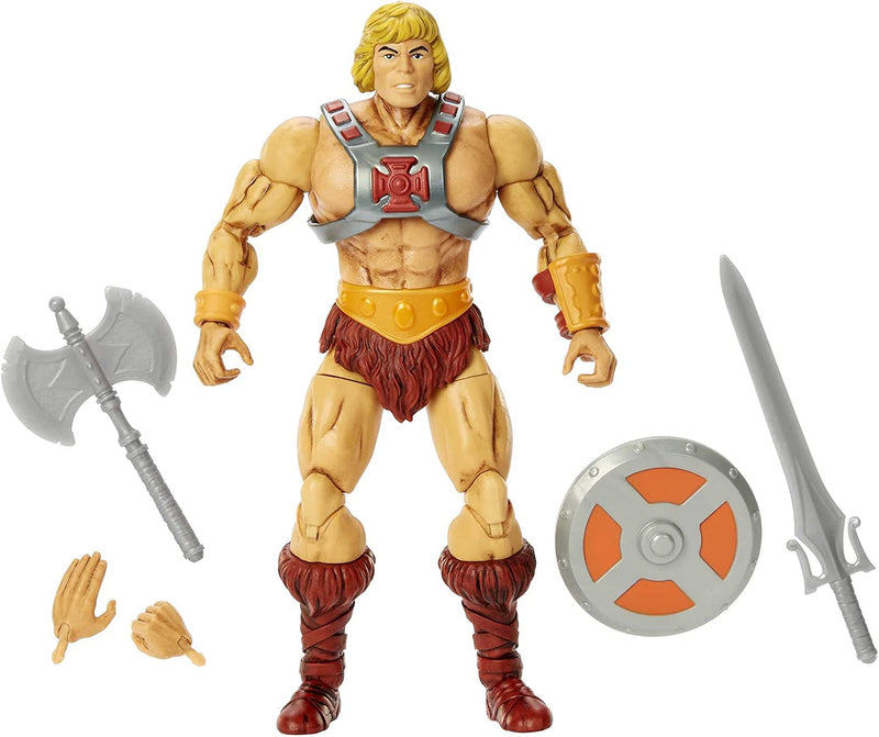 Masters of the Universe Masterverse New Eternia He-Man Action Figure with Accessories, 7-Inch Motu Collectible Gift for Fans 6 Years Old & Up Sporting Goods > Outdoor Recreation > Winter Sports & Activities Mattel 40th Anniversary He-Man  