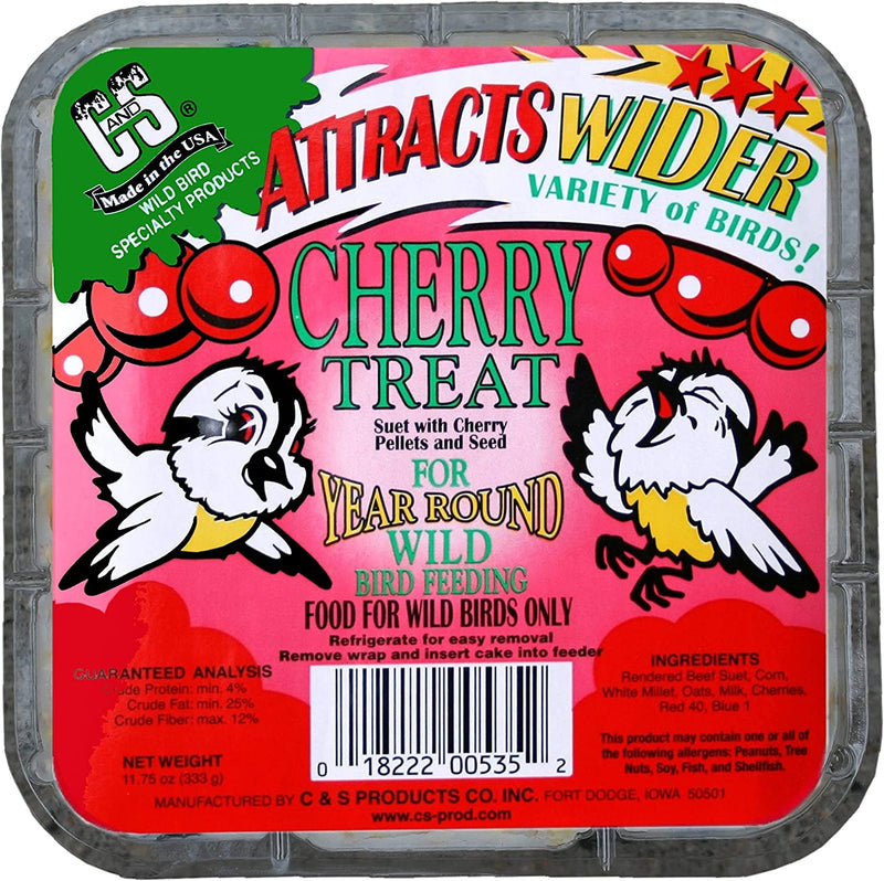 C&S Woodpecker Treat 11 Ounces, 12 Pack Animals & Pet Supplies > Pet Supplies > Bird Supplies > Bird Food Central Garden & Pet Cherry  