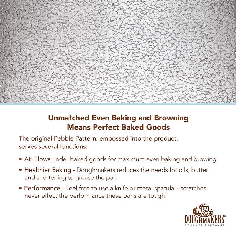Doughmakers 9" Square Cake Commercial Grade Aluminum Bake Pan