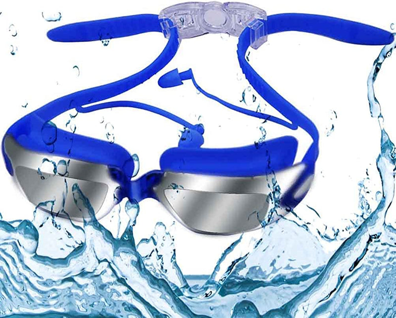 Goggles for Kids Swimming, Adult Swimming Goggles, Kids Swim Goggles Children anti Fog, Women Mens Swim Goggles Sporting Goods > Outdoor Recreation > Boating & Water Sports > Swimming > Swim Goggles & Masks Uptsky Adult Electroplated Blue  