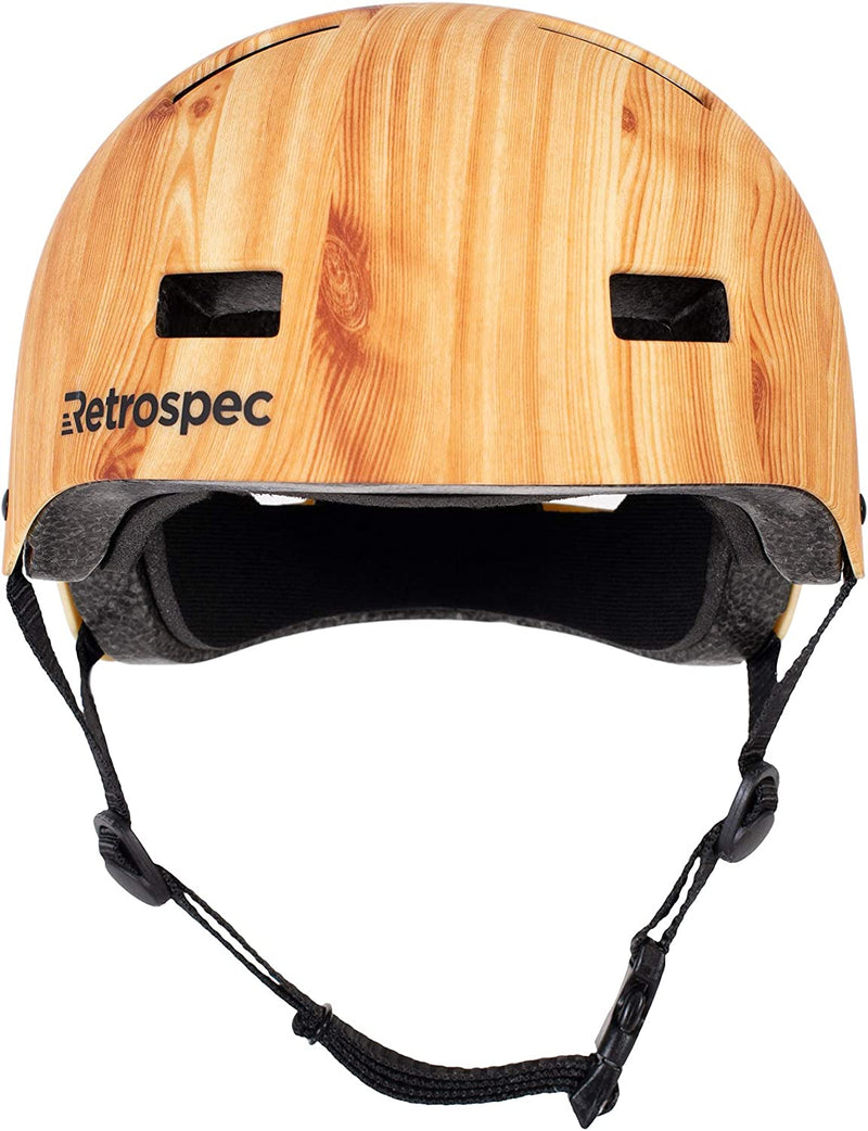 Retrospec Cm-1 Bicycle/Skateboard Helmet for Adult CPSC Certified Commuter, Bike, Skate , Pine Grain, 51-55 Cm / Small Sporting Goods > Outdoor Recreation > Cycling > Cycling Apparel & Accessories > Bicycle Helmets Retrospec   