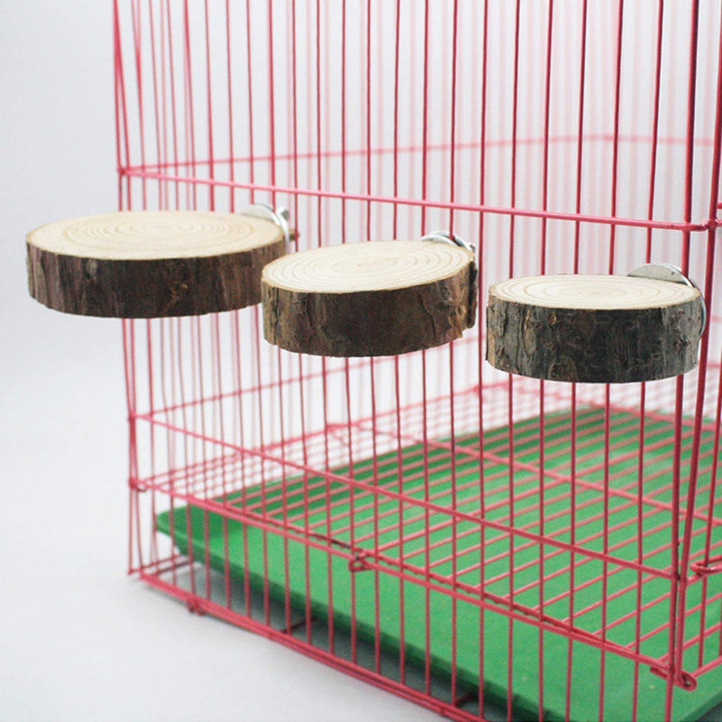 WEIYU 7 Packs Bird Parrot Swing Chewing Toys-Natural Wood Blocks Parrot Tearing Cage Toys Best for Finch,Budgie,Parakeets,Cockatiels, Conures,Love Birds and Parrots