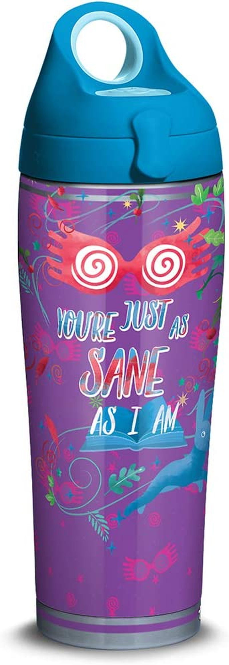 Tervis Harry Potter-Luna Quote Insulated Tumbler with Wrap and Lid, 1 Count (Pack of 1), Clear Home & Garden > Kitchen & Dining > Tableware > Drinkware Tervis Silver 24 oz Water Bottle-Stainless Steel (Turquoise Lid) 