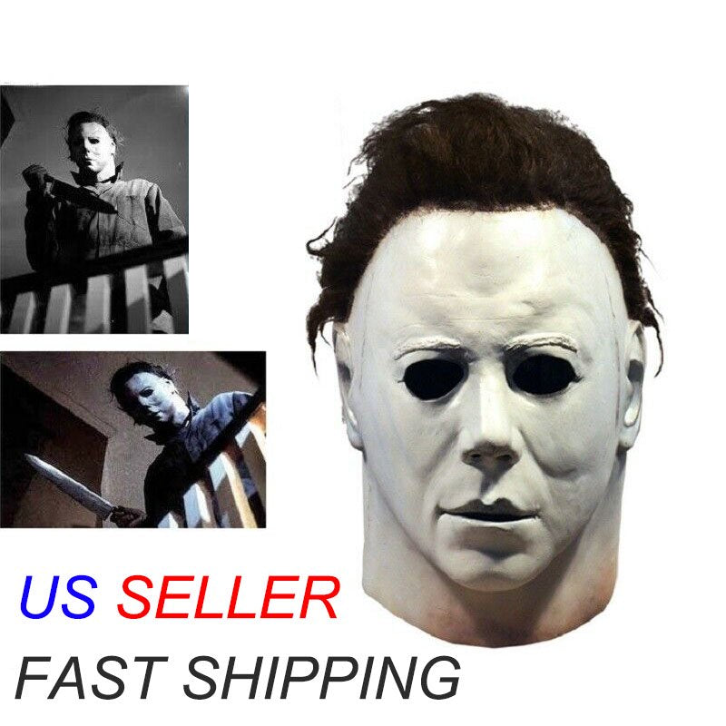 Michael Myers Mask 1978 Halloween Latex Full Head Adult Fancy Props
