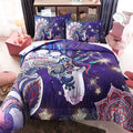 Oecpkd Cute Unicorn Comforter Sets 3Pc Pink Flower Girl Colorful Unicorn Bedding Sets Soft Girls Unicorn Rainbow Comforter Sets Home & Garden > Linens & Bedding > Bedding Oecpkd Blue8 Twin 