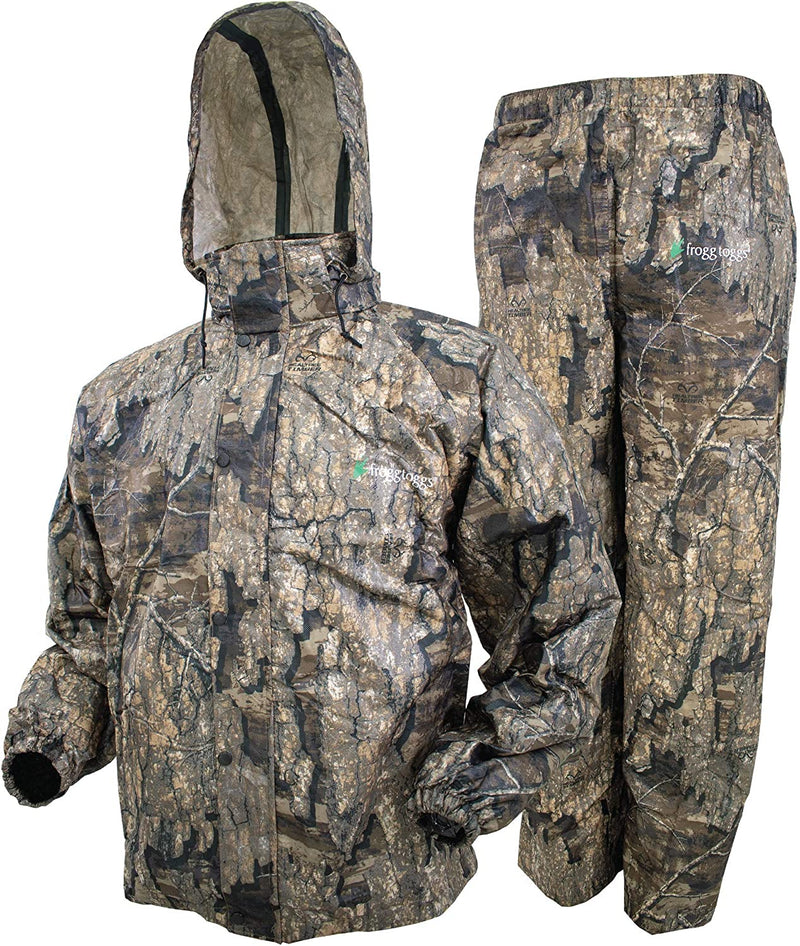 FROGG TOGGS Men'S Classic All-Sport Waterproof Breathable Rain Suit Sporting Goods > Outdoor Recreation > Winter Sports & Activities FROGG TOGGS Realtree Timber X-Large 