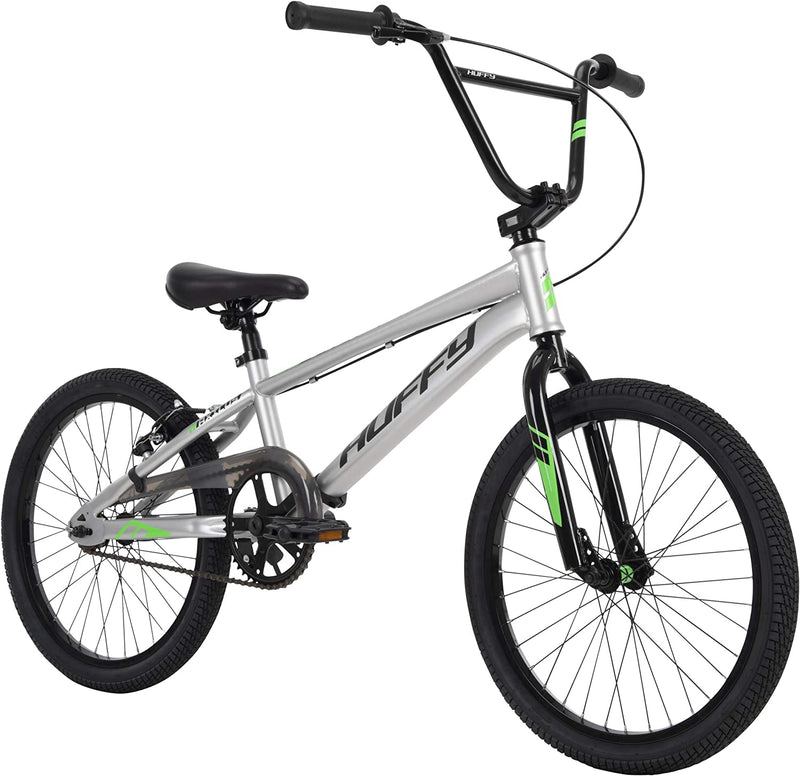 Huffy Axilus 20" BMX Bike for Kids, Steel Frame, Racing BMX Style Sporting Goods > Outdoor Recreation > Cycling > Bicycles Huffy Gray 20 Inch 