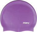 MARU Multi-Coloured Silicone Swim Hat (Unisex, One Size Fits Most) Sporting Goods > Outdoor Recreation > Boating & Water Sports > Swimming > Swim Caps Maru Purple  