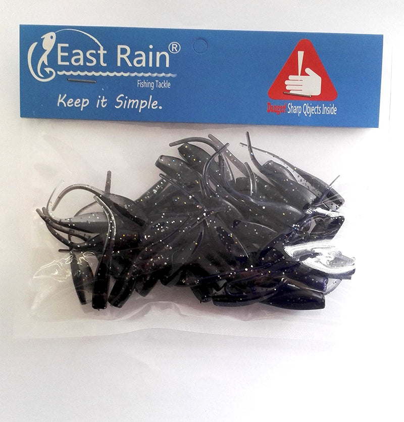East Rain Colorful Sexy Tail Tadpole Soft Baits Suitable for All Fishing Rigs( Pvc/1.97Inch/0.04Oz/50Pcs of Package/5 Colors Options) Sporting Goods > Outdoor Recreation > Fishing > Fishing Tackle > Fishing Baits & Lures China   