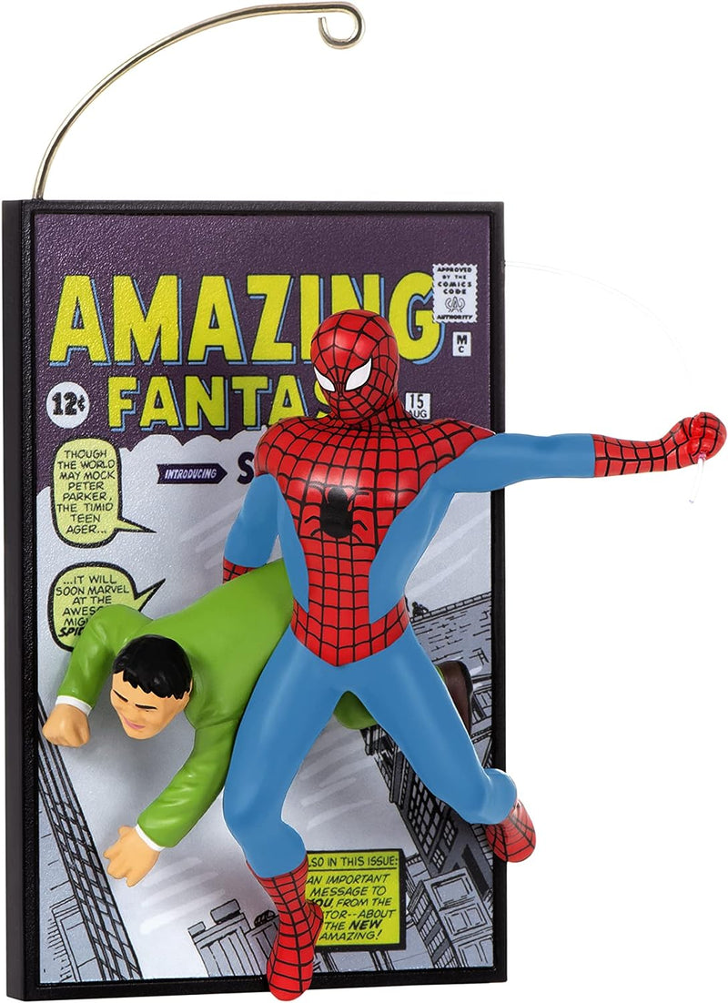 Hallmark Keepsake Christmas Ornament 2022, Marvel Miles Morales, Plastic  Hallmark Spider-Man Anniversary Comic  