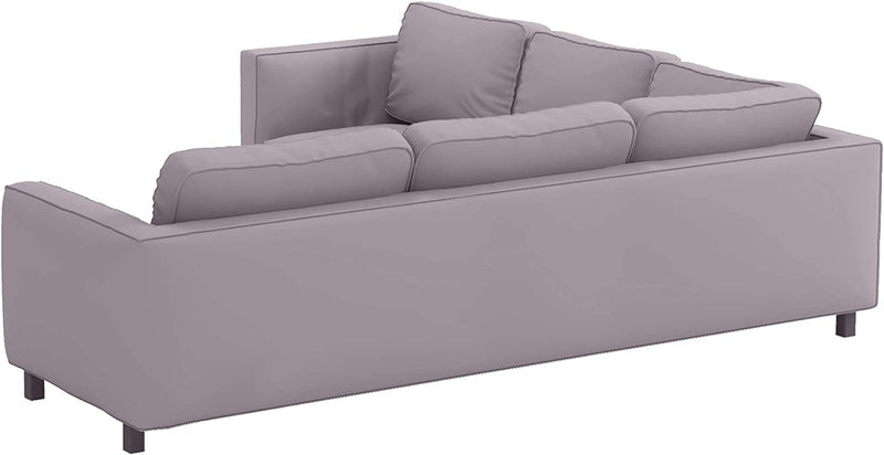 The Heavy Duty Polyester Karlstad Corner Sofa Cover ( 2+3 / 3+2 ) Replacement, Is Custom Made Compatible for IKEA Karlstad Sectional Slipcover Replacement (Light Gray Polyester Sectional) Home & Garden > Decor > Chair & Sofa Cushions Sofa Renewal   