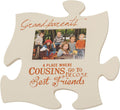 P. Graham Dunn Memories White Distressed Wood Look 4 X 6 Wood Puzzle Wall Plaque Photo Frame
