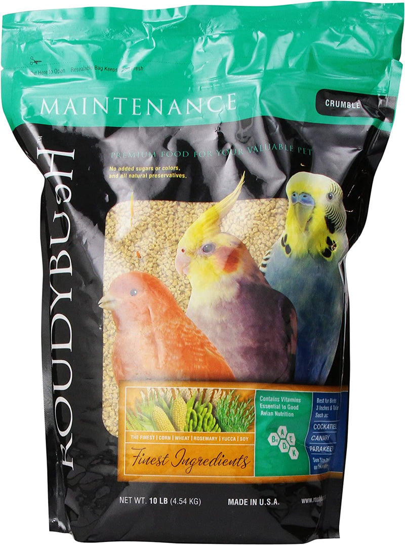 Roudybush Daily Maintenance Bird Food, Crumbles, 10-Pound Animals & Pet Supplies > Pet Supplies > Bird Supplies > Bird Food Roudybush, Inc.   