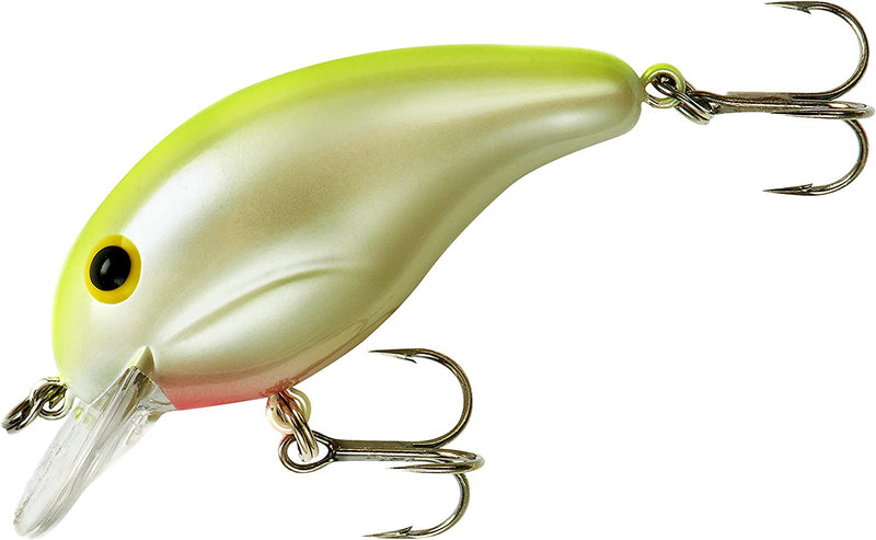 Bandit Series 100 Crankbait Bass Fishing Lures, Dives to 5-Feet Deep, 2 Inches, 1/4 Ounce Sporting Goods > Outdoor Recreation > Fishing > Fishing Tackle > Fishing Baits & Lures Pradco Outdoor Brands Pearl Chartreuse Back  