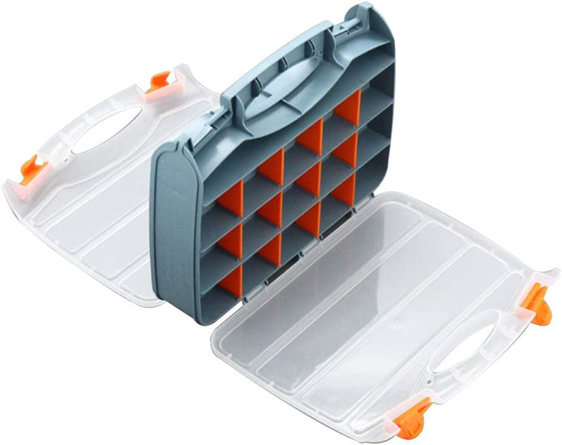 TOPIND Fishing Tackle Box Double-Sided, Transparent Fish Tackle Storage with Adjustable Dividers, Plastic Fishing Organizer Boxes for Fishing Lure Bait Hooks Sporting Goods > Outdoor Recreation > Fishing > Fishing Tackle Shanxi Top Industries Co., Ltd.   