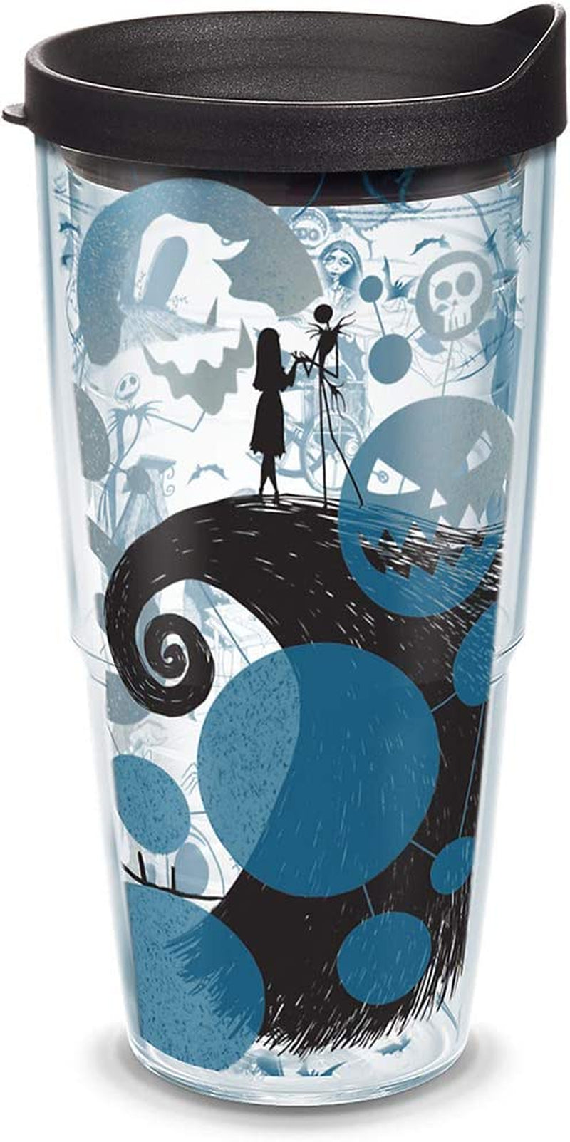 Tervis Disney-Nightmare before Christmas 25Th Anniversary Stainless Steel Insulated Tumbler with Clear and Black Hammer Lid, 20Oz, Silver Home & Garden > Kitchen & Dining > Tableware > Drinkware Tervis Classic 24oz 