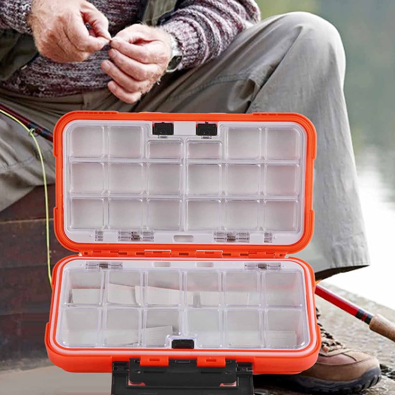 Vbest Life Waterproof Fishing Tackle Box Organizer, Lure Hooks Storage Case Built-In Sliding Switch Sporting Goods > Outdoor Recreation > Fishing > Fishing Tackle Vbest life   