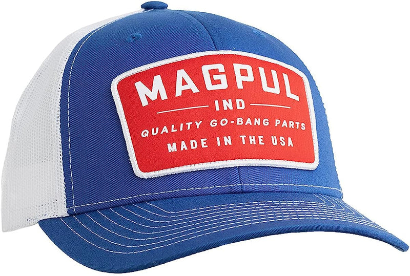 Magpul Standard Trucker Hat Snap Back Baseball Cap, One Size Fits Most Sporting Goods > Outdoor Recreation > Fishing > Fishing Rods Magpul Go Bang Royal/White One Size 