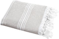 SALBAKOS Incredibly Soft, Turkish Peshtemal Fouta Towel, Eco-Friendly and Oeko-Tex Certified 100% Cotton, Herringbone for Spa Bath Pool Sauna Picnic Throw Blanket | Toallas De Baño (40”X70”, Green) Home & Garden > Linens & Bedding > Towels SALBAKOS Linen Peshtemal 