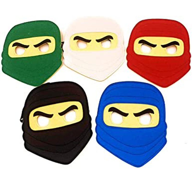 Ninja Felt Masks Party -10 Masks - Comfortable, One-Size-Fits-Most Design - Good Quality Eco-Felt and Fleece. Perfect for Birthday, Gift, Party Favor, Cosplay! Apparel & Accessories > Costumes & Accessories > Masks NINJA COSPLAY   