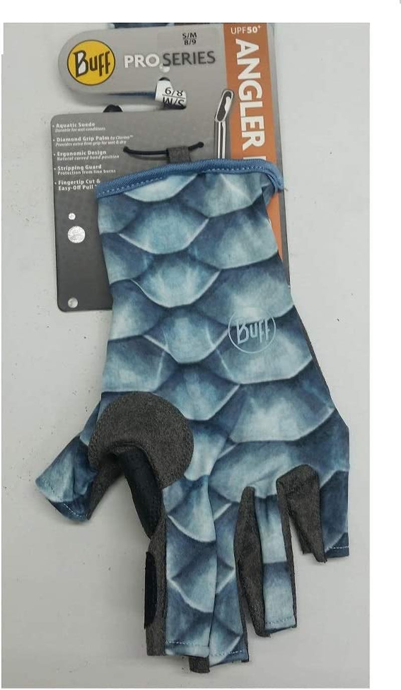 Buff Pro Series Angler Gloves II Tarpon Scales S/M Sporting Goods > Outdoor Recreation > Boating & Water Sports > Swimming > Swim Gloves Buff   