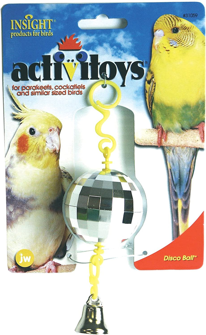 JW Pet Company Activitoy Disco Ball Small Bird Toy, Colors Vary Animals & Pet Supplies > Pet Supplies > Bird Supplies > Bird Toys JW Pet Company   