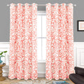 Driftaway Julia Watercolor Blackout Room Darkening Grommet Lined Thermal Insulated Energy Saving Window Curtains 2 Layers 2 Panels Each Size 52 Inch by 84 Inch Blush Home & Garden > Decor > Window Treatments > Curtains & Drapes DriftAway Blush 52'' x 84'' 