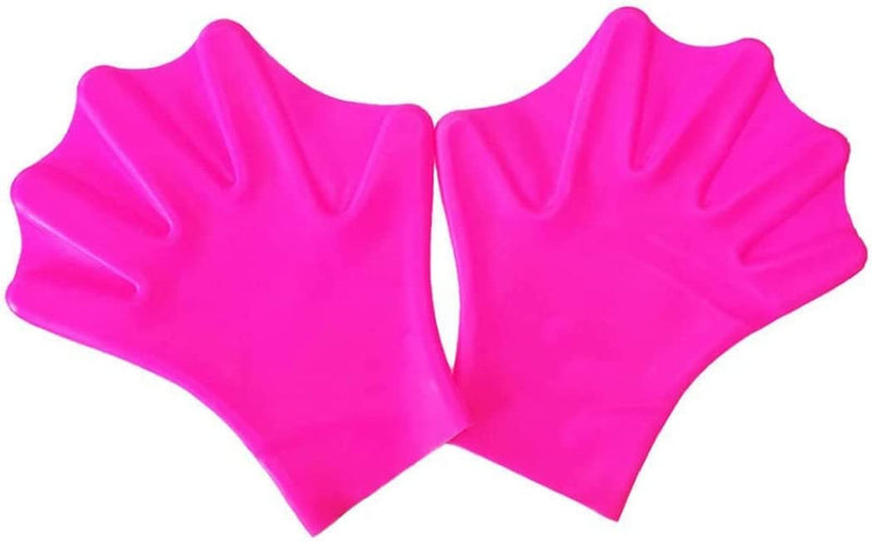 Naisicore Silicone Swimming Gloves Aquatic Swimming Training Gloves Diving Hand Equipment for Men Women Fitness Surfing Sports Rosy L Swimming Tool Sporting Goods > Outdoor Recreation > Boating & Water Sports > Swimming Naisicore   