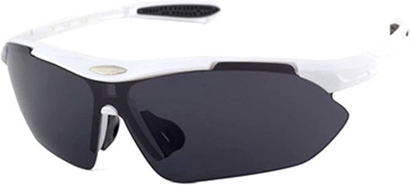 PJRYC Outdoors Sports Cycling Bicycle Bike Riding Sunglasses Eyewear Glasses (Color : White) Sporting Goods > Outdoor Recreation > Cycling > Cycling Apparel & Accessories PJRYC   
