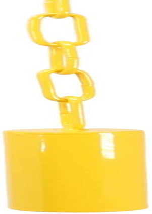 Bonka Bird Toys 1344 Large Indestructible Pipe Bell Birds Toy Parrot Cage Macaw Cages African Grey Parrots Stainless Steel Cockatoo Big Pet Bells Aviary Animals & Pet Supplies > Pet Supplies > Bird Supplies > Bird Toys Bonka Bird Toys Yellow Medium 