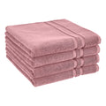 GOTS Certified Organic Cotton Washcloths - 12-Pack, Pristine Snow Home & Garden > Linens & Bedding > Towels KOL DEALS Dusted Orchid 4-Pack Bath Towels 