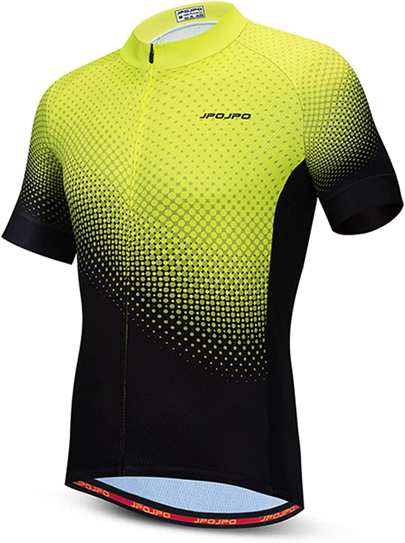 Weimostar Men'S Comfy Fitting Cool Summer Cycling Jersey with 3 Rear Pockets- Moisture Wicking, Breathable Sporting Goods > Outdoor Recreation > Cycling > Cycling Apparel & Accessories Weimostar Jp1023 XX-Large 